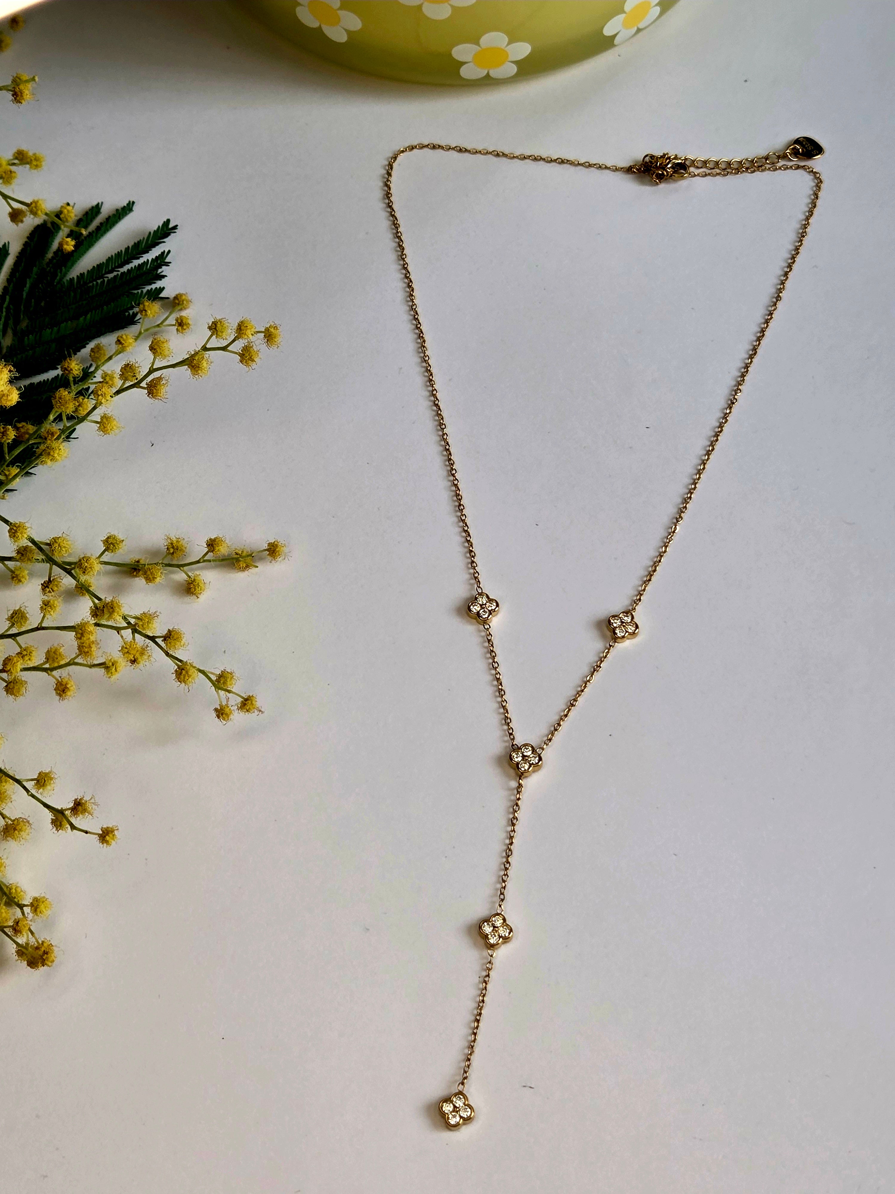 Collier en Y Trèfle Nur