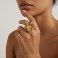 Bague Bogotà – Acier Inoxydable Doré