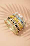 Phuket - Lot de 5 bracelets jonc (1 de chaque couleur)