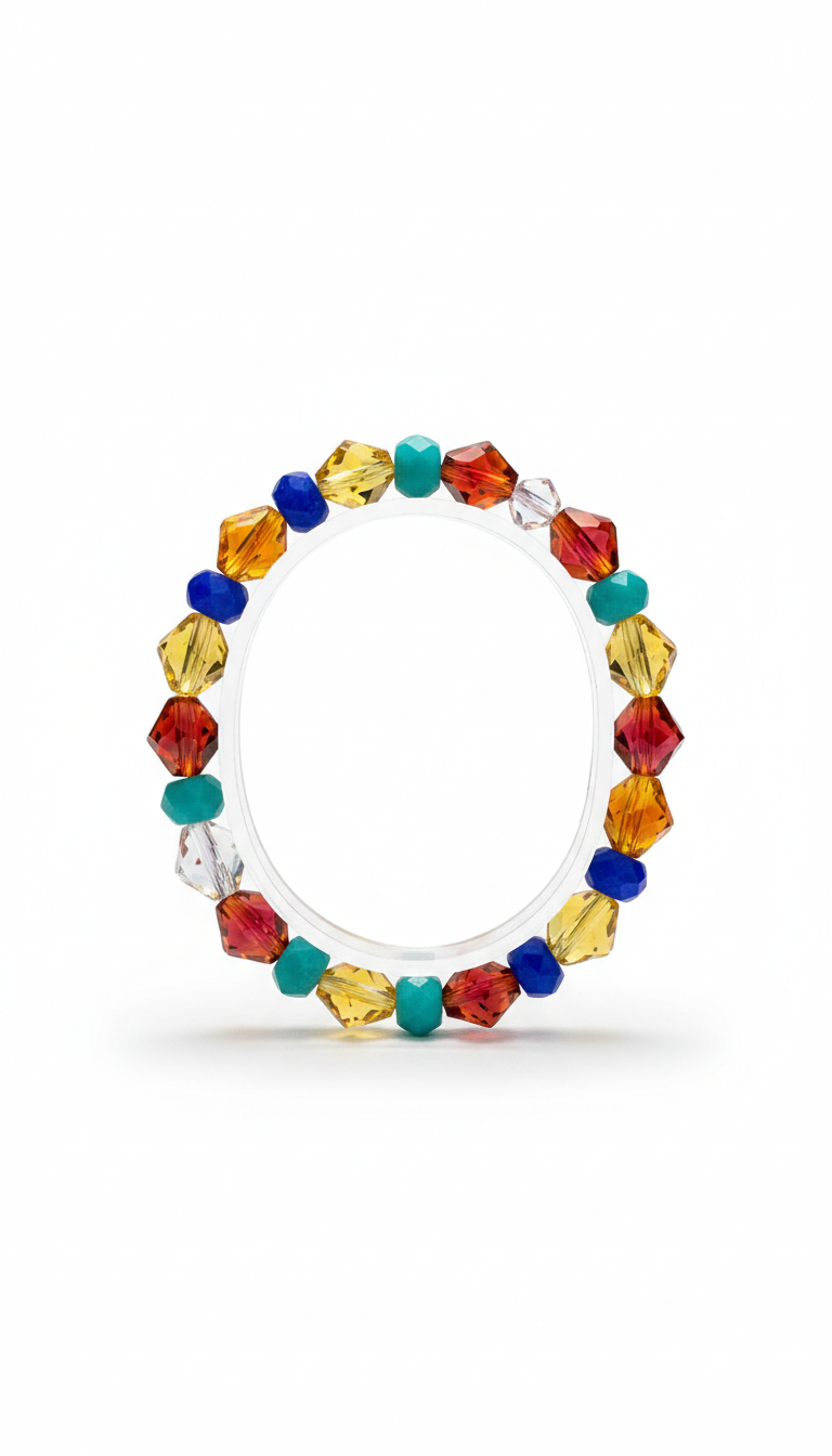 Bracelet cristaux citrine pop