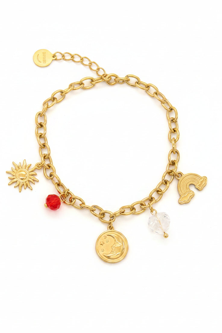Bracelet Ibiza - Charms Dorés