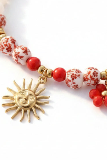 Marbella- bracelet perles & breloques