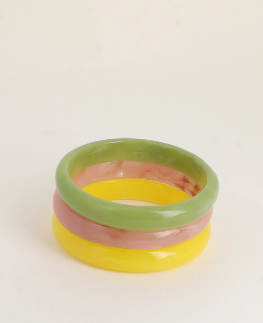 Copacabana - Lot de 3 bracelets résine