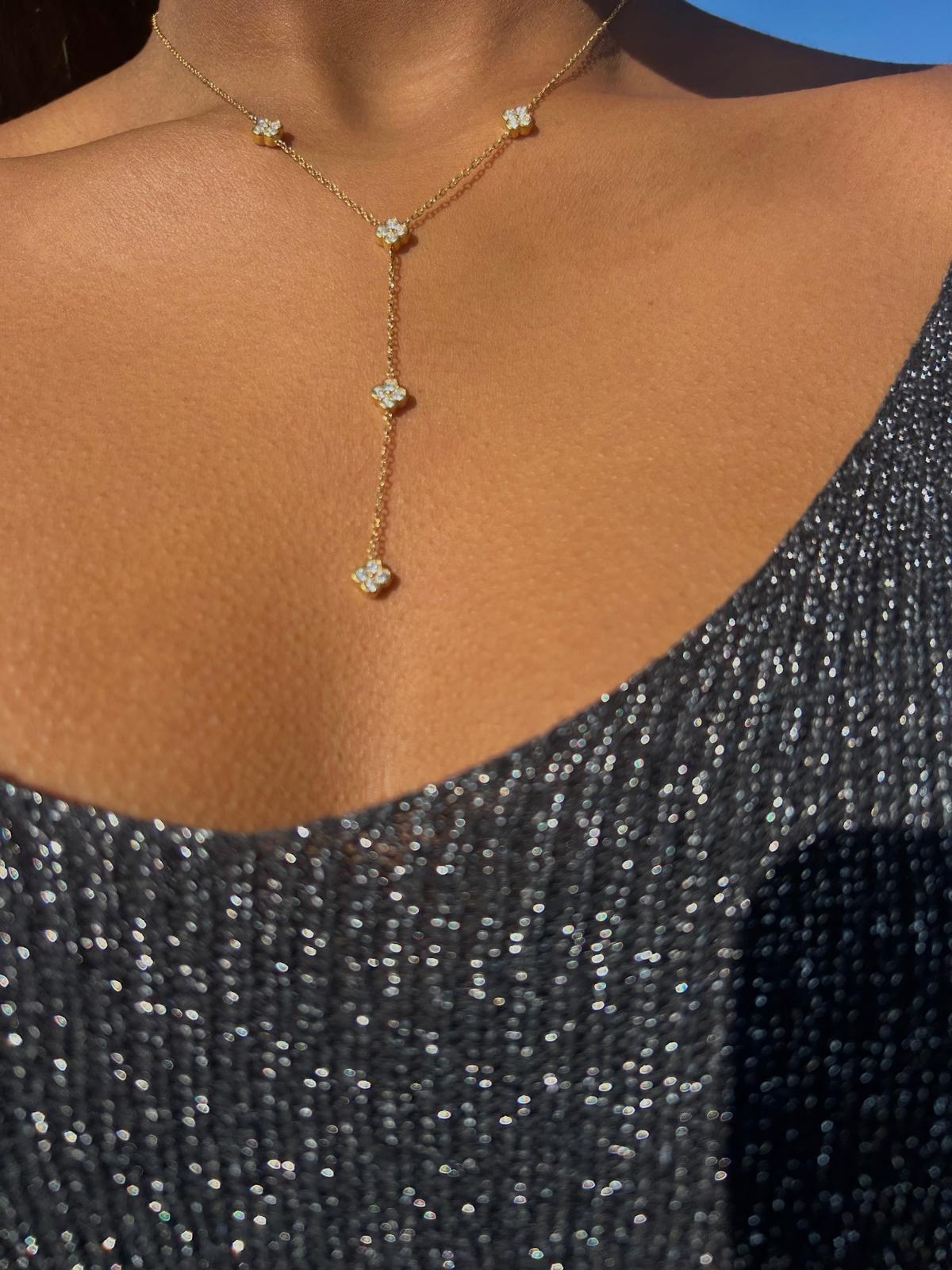 Collier en Y Trèfle Nur