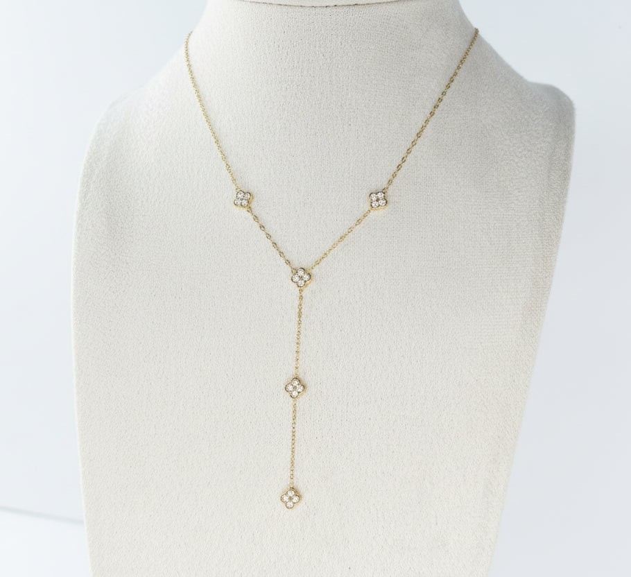 Collier en Y Trèfle Nur