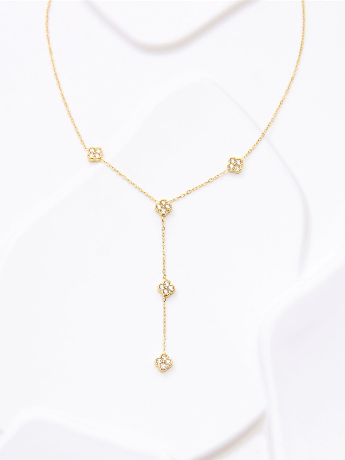 Collier en Y Trèfle Nur