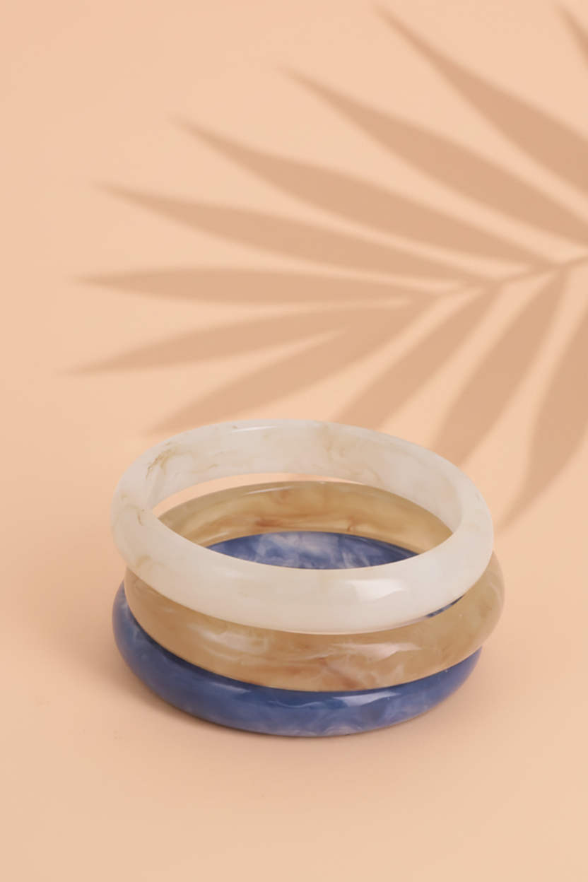 Copacabana - Lot de 3 bracelets résine